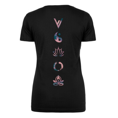 VIBEZ CHECK - PREMIUM WOMEN'S FITTED T-SHIRT - BLACK