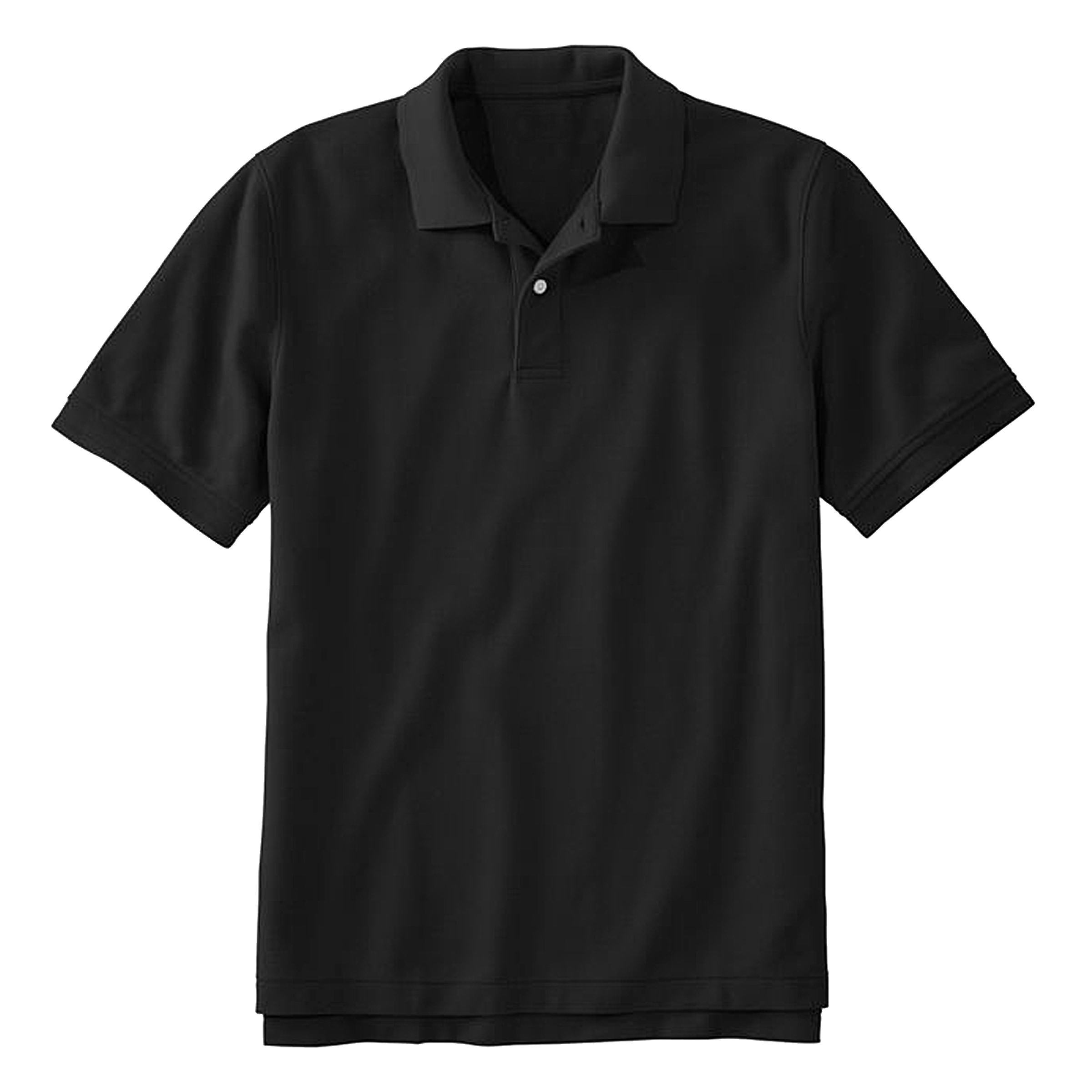 THE WOLF'S DEN LOGO - PREMIUM MEN'S POLO SHIRT - BLACK