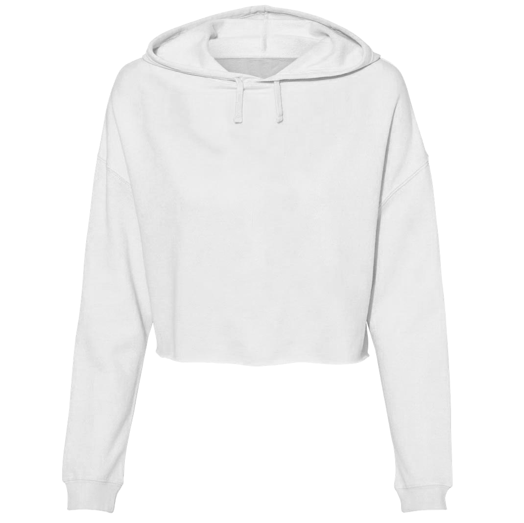 X-FACTOR - PREMIUM WOMEN'S CROPPED PULLOVER HOODIE - WHITE ...
