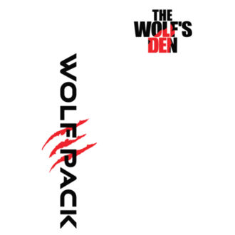 WOLF PACK LOGO (1-SIDE PRINT) - PREMIUM YOUTH T-SHIRT - WHITE Design