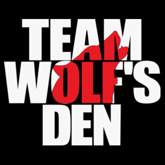 TEAM WOLF'S DEN - PREMIUM MEN'S PULLOVER HOODIE - BLACK - $U3MRQ1$ Design