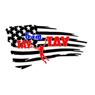 TEAM TAY TAY - PREMIUM MEN'S 3/4 SLEEVE RETRO RAGLAN - WHITE/BLACK - A2WUV4 Design