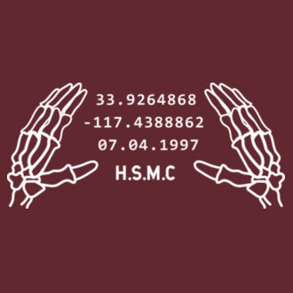 HUNTER - PREMIUM MEN'S T-SHIRT - MAROON - VGQN52 Design
