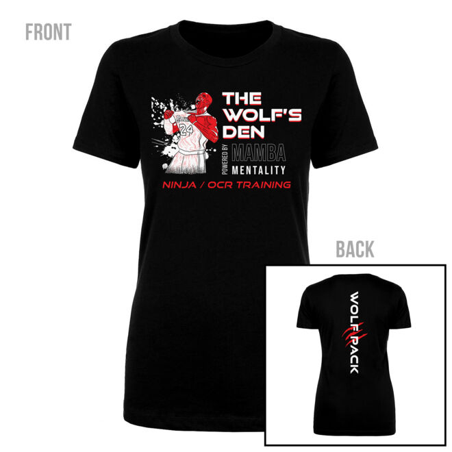 MAMBA MENTALITY - PREMIUM WOMEN'S FITTED T-SHIRT - BLACK Thumbnail