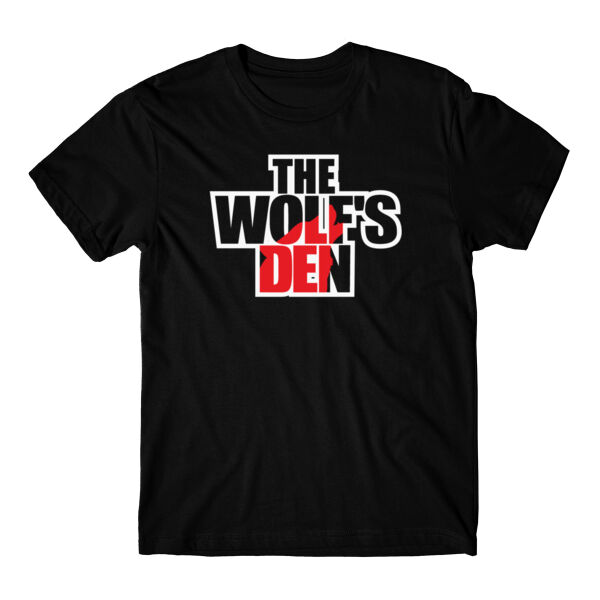 THE WOLF'S DEN LOGO - PREMIUM MEN'S T-SHIRT - BLACK Thumbnail