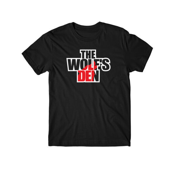 THE WOLF'S DEN LOGO (1-SIDE PRINT) - PREMIUM YOUTH T-SHIRT - BLACK - MEPFB5 Thumbnail