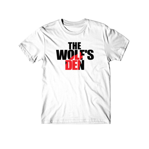 THE WOLF'S DEN LOGO (1-SIDE PRINT) - PREMIUM YOUTH T-SHIRT - WHITE Thumbnail