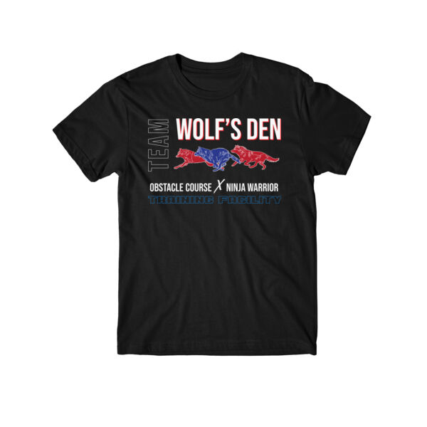 TEAM WOLF'S DEN (1-SIDE PRINT) - PREMIUM YOUTH T-SHIRT - BLACK - H8YKS3 Thumbnail