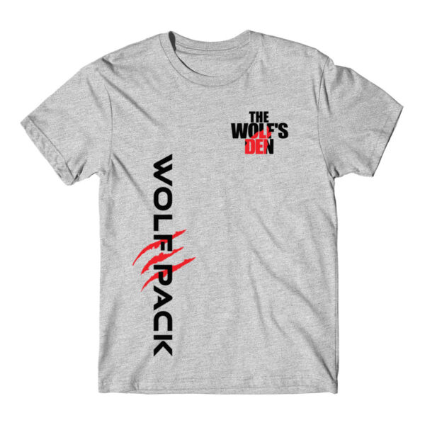 WOLF PACK LOGO (1-SIDE PRINT) - PREMIUM MEN'S T-SHIRT - WHITE Thumbnail