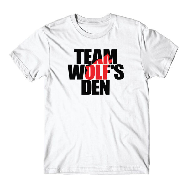 TEAM WOLF'S DEN LOGO - PREMIUM MEN'S T-SHIRT - WHITE - K5XR4J Thumbnail