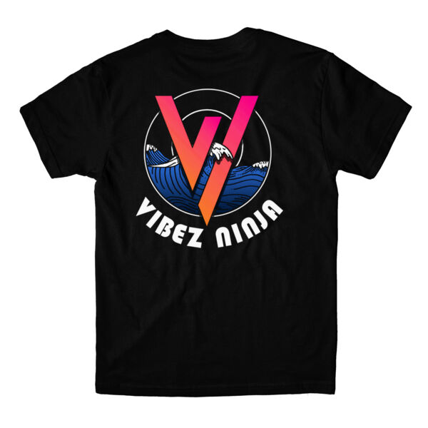 VIBEZ NINJA - PREMIUM MEN'S T-SHIRT - BLACK - FZNT7U Thumbnail