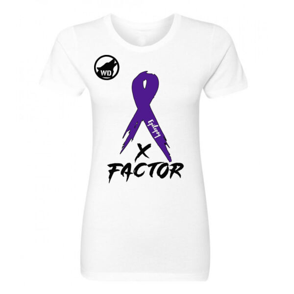 X-FACTOR - PREMIUM WOMEN'S FITTED T-SHIRT - WHITE - AFKGUS Thumbnail