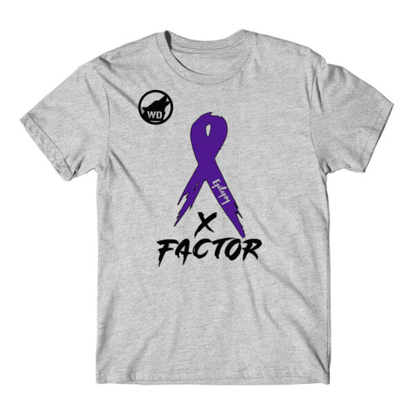 X-FACTOR - PREMIUM MEN'S T-SHIRT - LIGHT GRAY HEATHER - Q8AHTX - VIVD Thumbnail