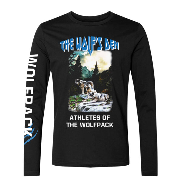 WOLVES - PREMIUM MEN'S LONG SLEEVE T-SHIRT - BLACK - F7N4GX Thumbnail