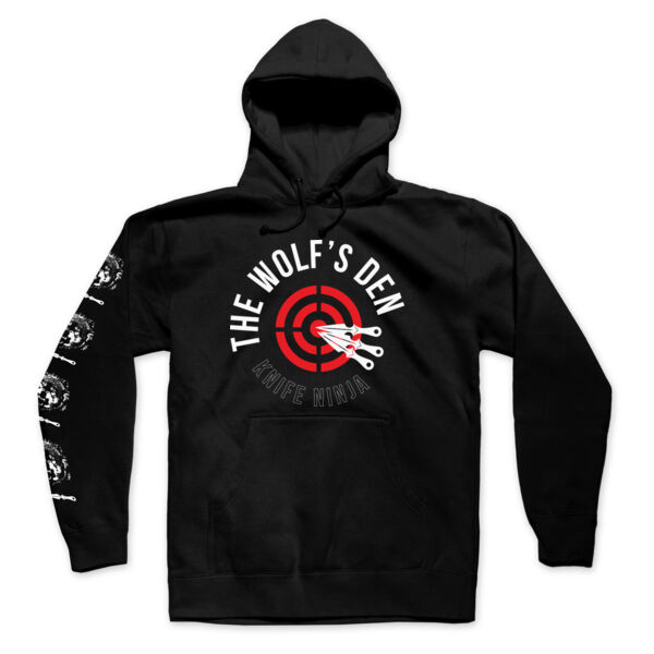 TEAM DIEGO - TARGET CHEST & BACK - PREMIUM MEN/UNISEX PULLOVER HOODIE - BLACK - W4ZN16 Thumbnail