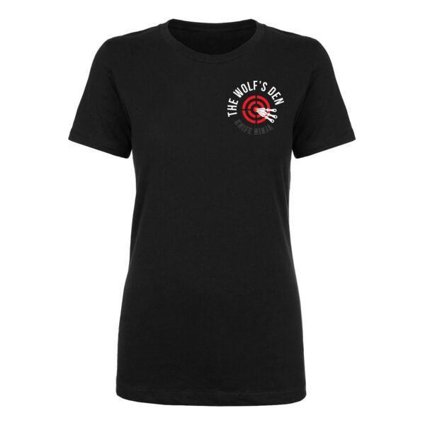 TEAM DIEGO - TARGET - LEFT CHEST - PREMIUM WOMEN'S FITTED T-SHIRT - BLACK - 5VYZWX Thumbnail