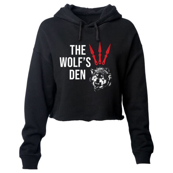 TEAM DIEGO - KNIVES - PREMIUM WOMEN'S CROP HOODIE - BLACK - TGFSNA Thumbnail