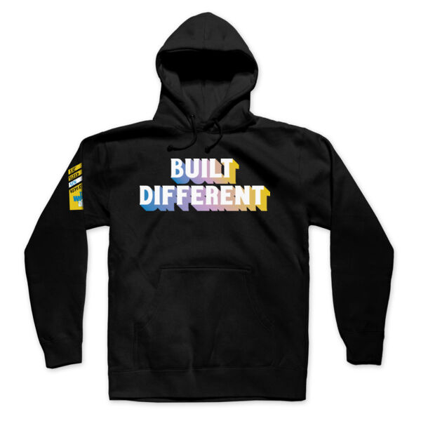 TEAM GLENDA - BUILT DIFFERENT - PREMIUM UNISEX/MEN'S HOODIE - BLACK - $9MS7JN$ Thumbnail