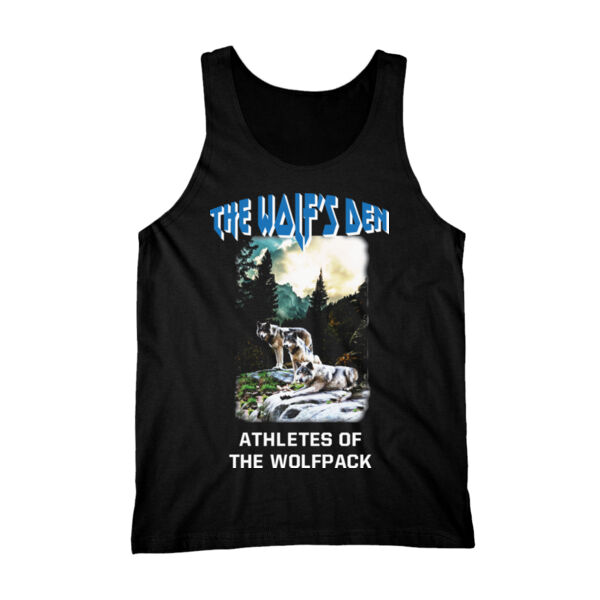 WOLVES - PREMIUM MEN'S TANK TOP - BLACK - VCPXWB Thumbnail
