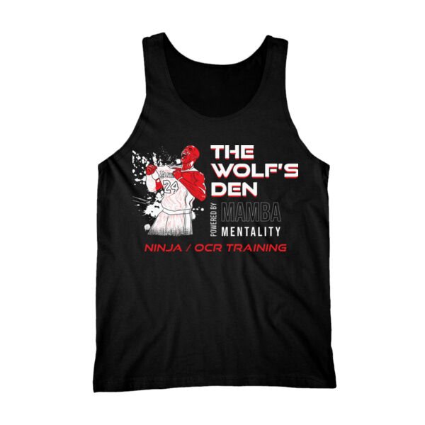 MAMBA MENTALITY FRONT & BACK - PREMIUM MEN'S TANK TOP - BLACK - XRTVKN Thumbnail