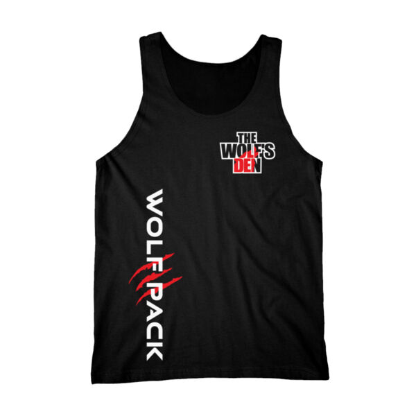 WOLF PACK LOGO - PREMIUM MEN'S TANK TOP - BLACK - GVUZ95 Thumbnail