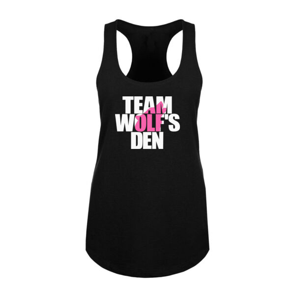 BREAST CANCER AWARENESS - PREMIUM WOMEN'S FITTED RACERBACK TANK - BLACK - DTF-B3MRP5 Thumbnail
