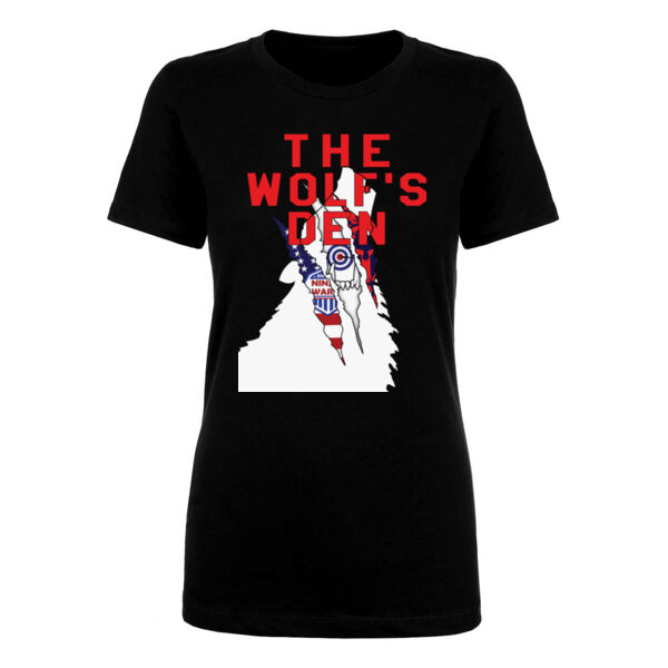THE WOLF'S DEN - TRISTAN - PREMIUM WOMEN'S T-SHIRT - BLACK - KWS3BY Thumbnail