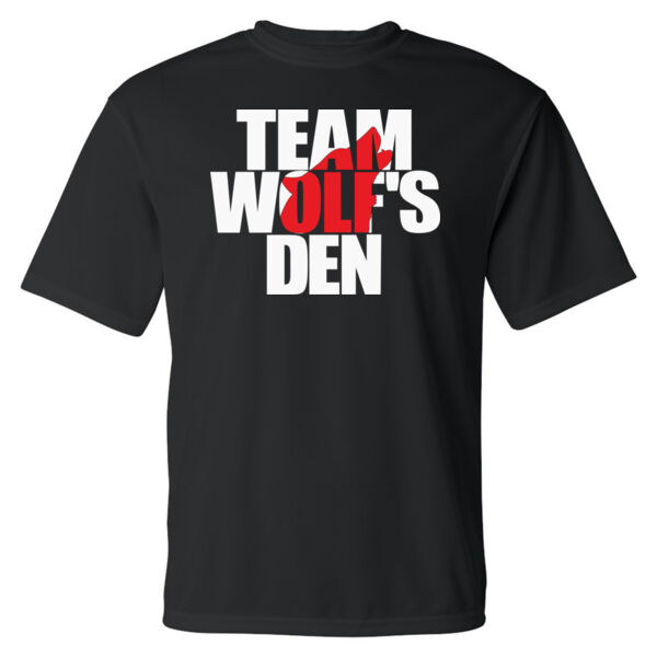 MEN'S PERFORMANCE T-SHIRT - TEAM WOLF'S DEN - $G1SPDA$ Thumbnail