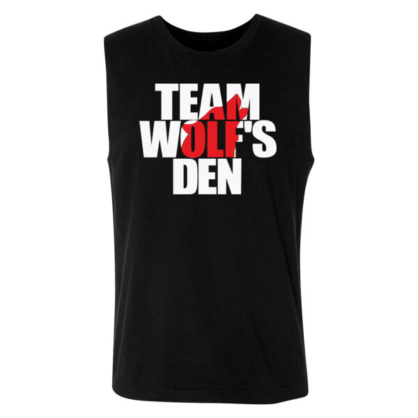 TEAM WOLF'S DEN - SLEEVELESS T-SHIRT - $G1SPDA$ Thumbnail