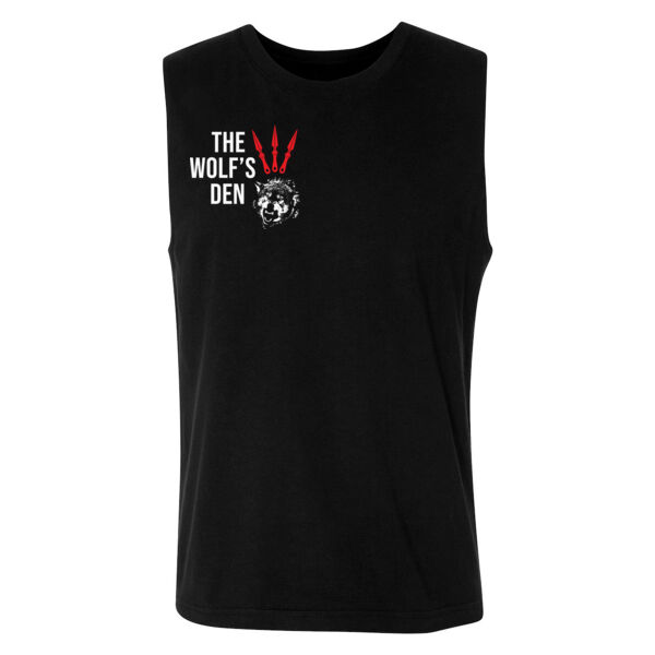 TEAM DIEGO - KNIVES - RIGHT CHEST & BACK - MEN'S SLEEVELESS T-SHIRT - BLACK - B1SEQT Thumbnail