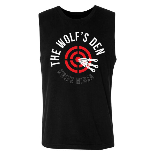TEAM DIEGO - TARGET FRONT & BACK - MEN'S SLEEVELESS T-SHIRT - BLACK - 8X3HA4 Thumbnail