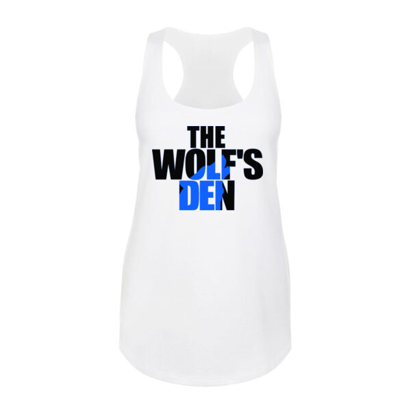 THE WOLF'S DEN LOGO - PREMIUM WOMEN'S TANK TOP - $V2PW3M$ Thumbnail