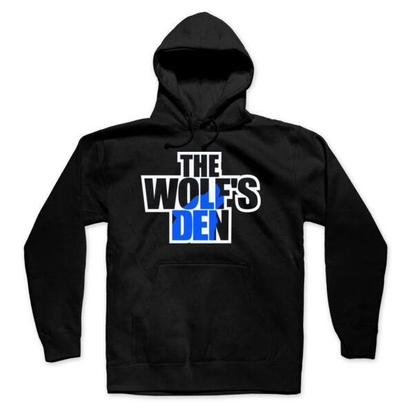 THE WOLF'S DEN LOGO - PREMIUM MEN'S HOODIE - $4U6AX1$ Thumbnail