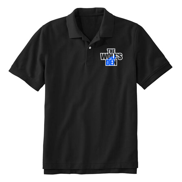THE WOLF'S DEN LOGO - MEN'S POLO T-SHIRT - $DESY45$ Thumbnail
