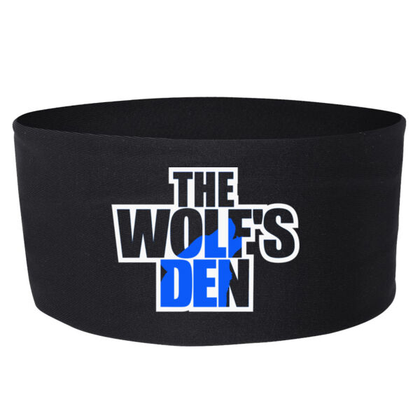 THE WOLF'S DEN LOGO - WIDE HEADBAND - $YWSPF6$ Thumbnail