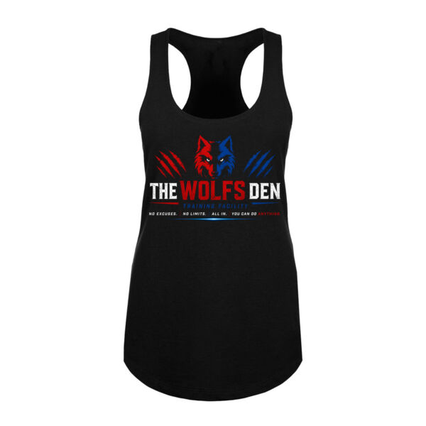 THE WOLF'S DEN TRAINING FACILITY - WOMENS' FITTED T-SHIRT - $1V4U2Q$ Thumbnail