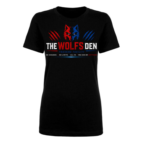 THE WOLF'S DEN TRAINING FACILITY - WOMENS' FITTED T-SHIRT - $1V4U2Q$ Thumbnail